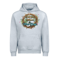 Heather Grey Crown of thorns Easter Day Urban Hoodie - HowdyJamesFarm