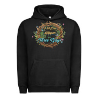 Pigment Black Crown of thorns Easter Day Urban Hoodie - HowdyJamesFarm