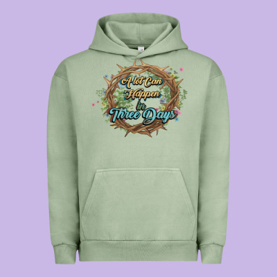 Crown Of Thorns Easter Day Urban Hoodie Designed By Howdyjamesfarm