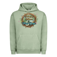 Pigment Oil Green Crown of thorns Easter Day Urban Hoodie - HowdyJamesFarm