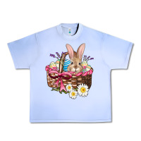 Grape Ice easter bunny and basket Urban Heavy Tee - AdoDesignShop