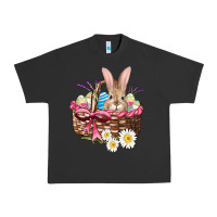 Pigment Black easter bunny and basket Urban Heavy Tee - AdoDesignShop