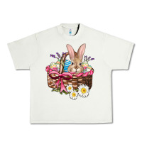 Pistachio easter bunny and basket Urban Heavy Tee - AdoDesignShop