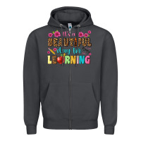 Smoke its a beautiful day for learning Zipper Hoodie - NancyCooperArtShop