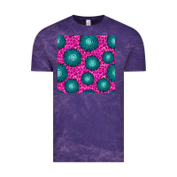 Cloud Purple floral pink leopard seamless pattern Vintage Tee - BundleAndBundleShop