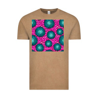 Vintage Coffee floral pink leopard seamless pattern Vintage Tee - BundleAndBundleShop