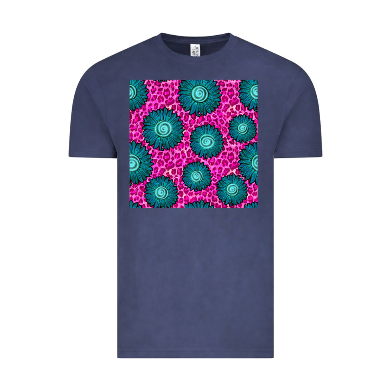 Floral Pink Leopard Seamless Pattern Vintage Tee by BundleAndBundleShop | Teevron