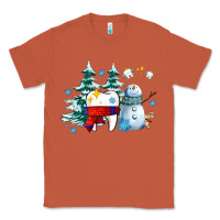 Copper dental christmas teeth and winter with snowman Classic Tee - AdoDesignShop