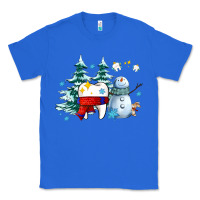 True Royal dental christmas teeth and winter with snowman Classic Tee - AdoDesignShop