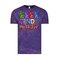 Cloud Purple candy monster with jelly bear Vintage Tee - AdoDesignShop