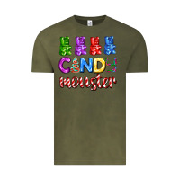 Vintage Olive candy monster with jelly bear Vintage Tee - AdoDesignShop