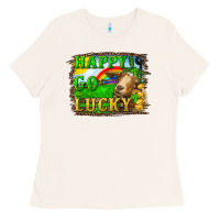 Bone Happy Go Lucky Goat Ladies Tee - RanaPortraitStore