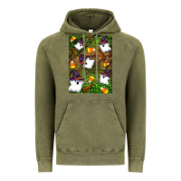 Vintage Olive Halloween ghost Vintage Hoodie - Artiststas