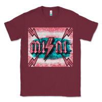 Burgundy western mini pink glitter Classic Tee - BarkalooDesign