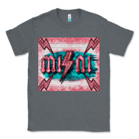 Charcoal Heather western mini pink glitter Classic Tee - BarkalooDesign