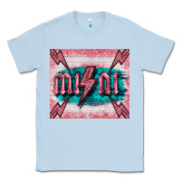 Dusty Blue western mini pink glitter Classic Tee - BarkalooDesign