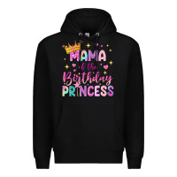 Black mama of the birthday princess Premium Hoodie - NancyCooperArtShop