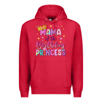 Cardinal mama of the birthday princess Premium Hoodie - NancyCooperArtShop