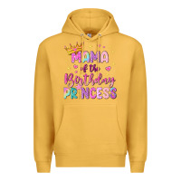 Mustard mama of the birthday princess Premium Hoodie - NancyCooperArtShop
