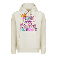 Oatmeal Heather mama of the birthday princess Premium Hoodie - NancyCooperArtShop