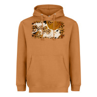 Meerkat leopard cowhide brushstroke Heavyweight Hoodie - Jasminsmagicworld