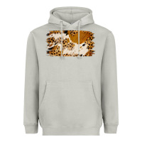 Moon Dust leopard cowhide brushstroke Heavyweight Hoodie - Jasminsmagicworld