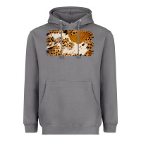Storm leopard cowhide brushstroke Heavyweight Hoodie - Jasminsmagicworld