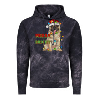 Cloud Black merry and bright pug Vintage Hoodie - RanaPortraitStore