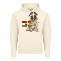 Vintage Artic merry and bright pug Vintage Hoodie - RanaPortraitStore