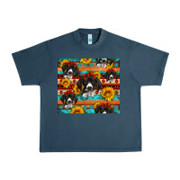 Midnight Navy western german shorthaired pointer Urban Heavy Tee - Artiststas