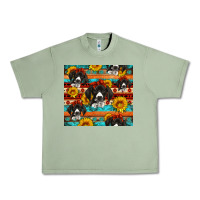 Oil Green western german shorthaired pointer Urban Heavy Tee - Artiststas