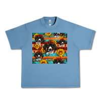 Pebble Blue western german shorthaired pointer Urban Heavy Tee - Artiststas