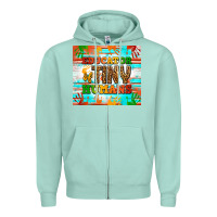 Seafoam educator of tiny humans Zipper Hoodie - NancyCooperArtShop