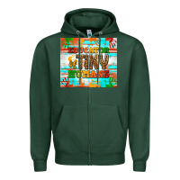 Sports Green educator of tiny humans Zipper Hoodie - NancyCooperArtShop