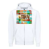White educator of tiny humans Zipper Hoodie - NancyCooperArtShop