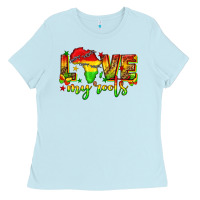 Love My Roots Juneteenth Ladies Tee | Teevron