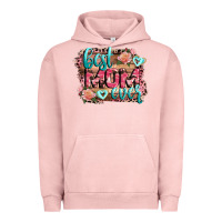 Pigment Salmon Best Mom ever Mother's Day Urban Hoodie - CowGirlArtShop