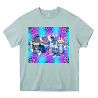 Arona stitch coffee cups Heavy Core Tee - Zillion Design Studio