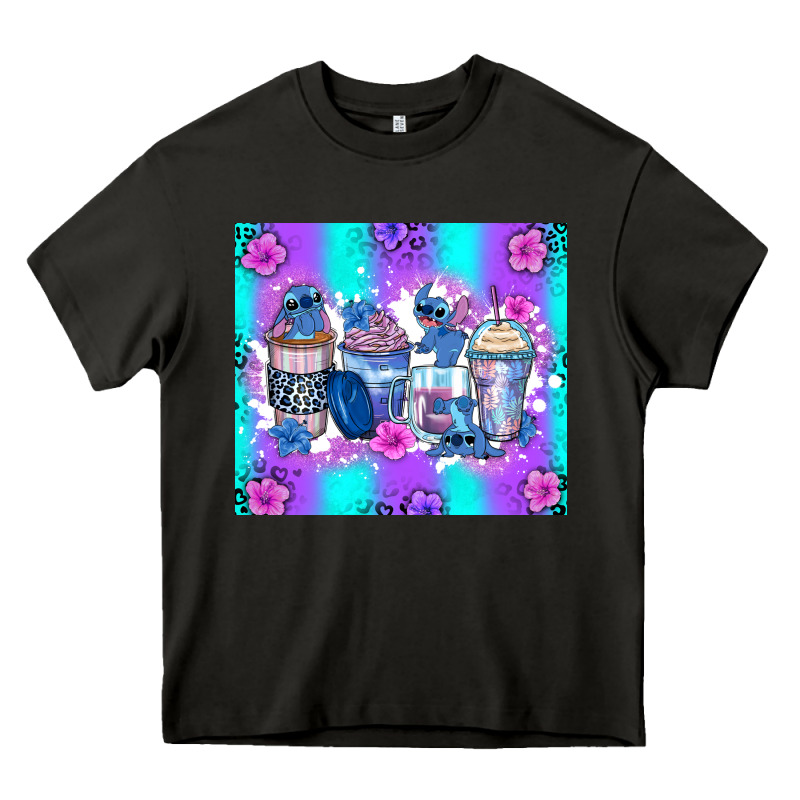 Stitch Coffee Cups Heavy Core Tee by Zillion Design Studio | Teevron