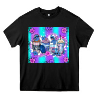 Black stitch coffee cups Heavy Core Tee - Zillion Design Studio