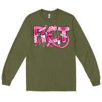 Army Green breast cancer pct patient care technician Long Sleeve Tee - JahusDesignShop