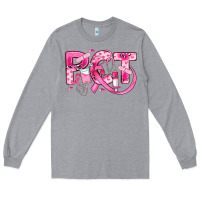 Heather Grey breast cancer pct patient care technician Long Sleeve Tee - JahusDesignShop