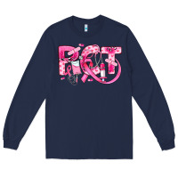 Navy breast cancer pct patient care technician Long Sleeve Tee - JahusDesignShop