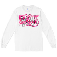 White breast cancer pct patient care technician Long Sleeve Tee - JahusDesignShop