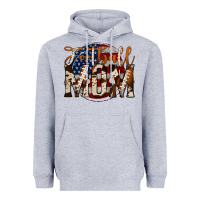 Heather Grey football mom Heavyweight Hoodie - Jasminsmagicworld