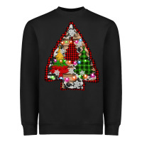 Black arrowhead christmas trees Heavyweight Sweatshirt - AdoDesignShop