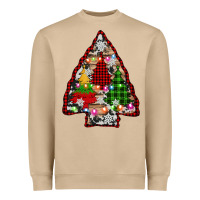 Mushroom arrowhead christmas trees Heavyweight Sweatshirt - AdoDesignShop