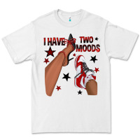 White I Have Two Moods Black and Red Sneakers Afro Girl Premium Tee - texasbilliewilder