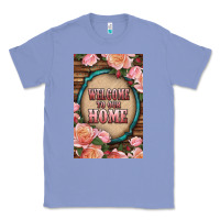 Colony Blue Western Welcome To Our Home Classic Tee - LillyAllenDesigns