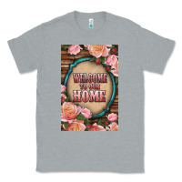 Heather Grey Western Welcome To Our Home Classic Tee - LillyAllenDesigns